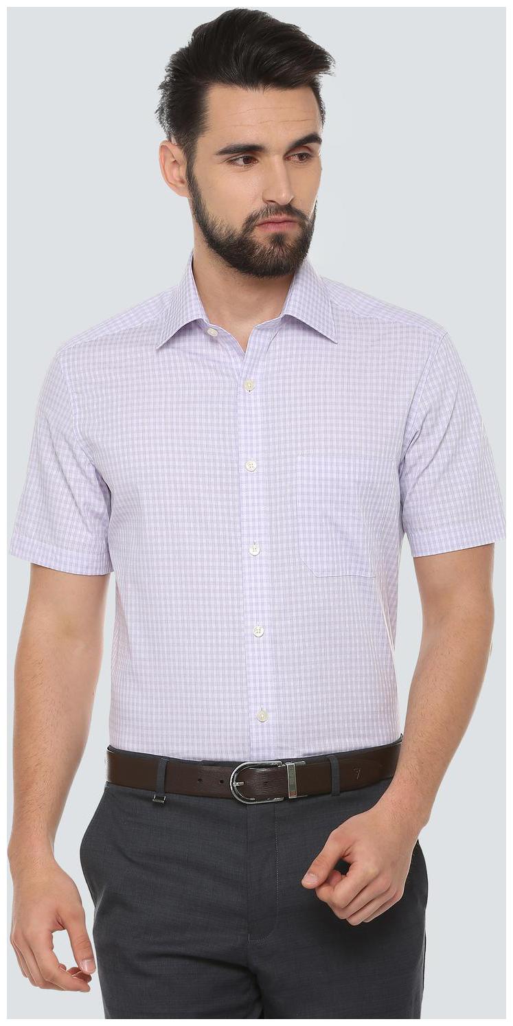 

Louis Philippe Men Regular fit Formal Shirt - Purple