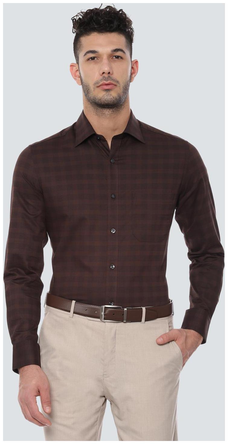 

Louis Philippe Men Regular fit Formal Shirt - Blue