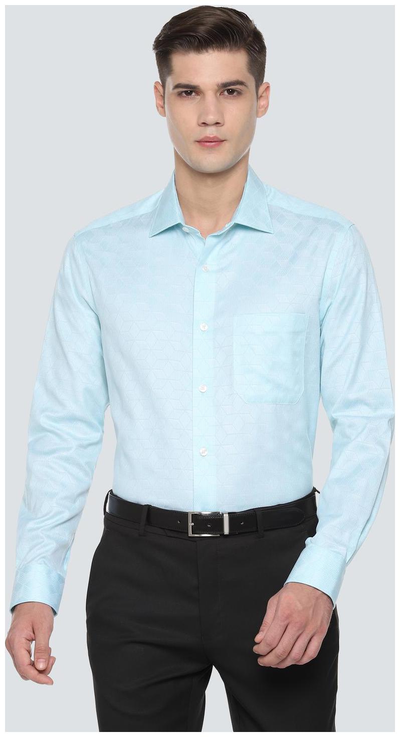 

Louis Philippe Men Regular fit Formal Shirt - Blue