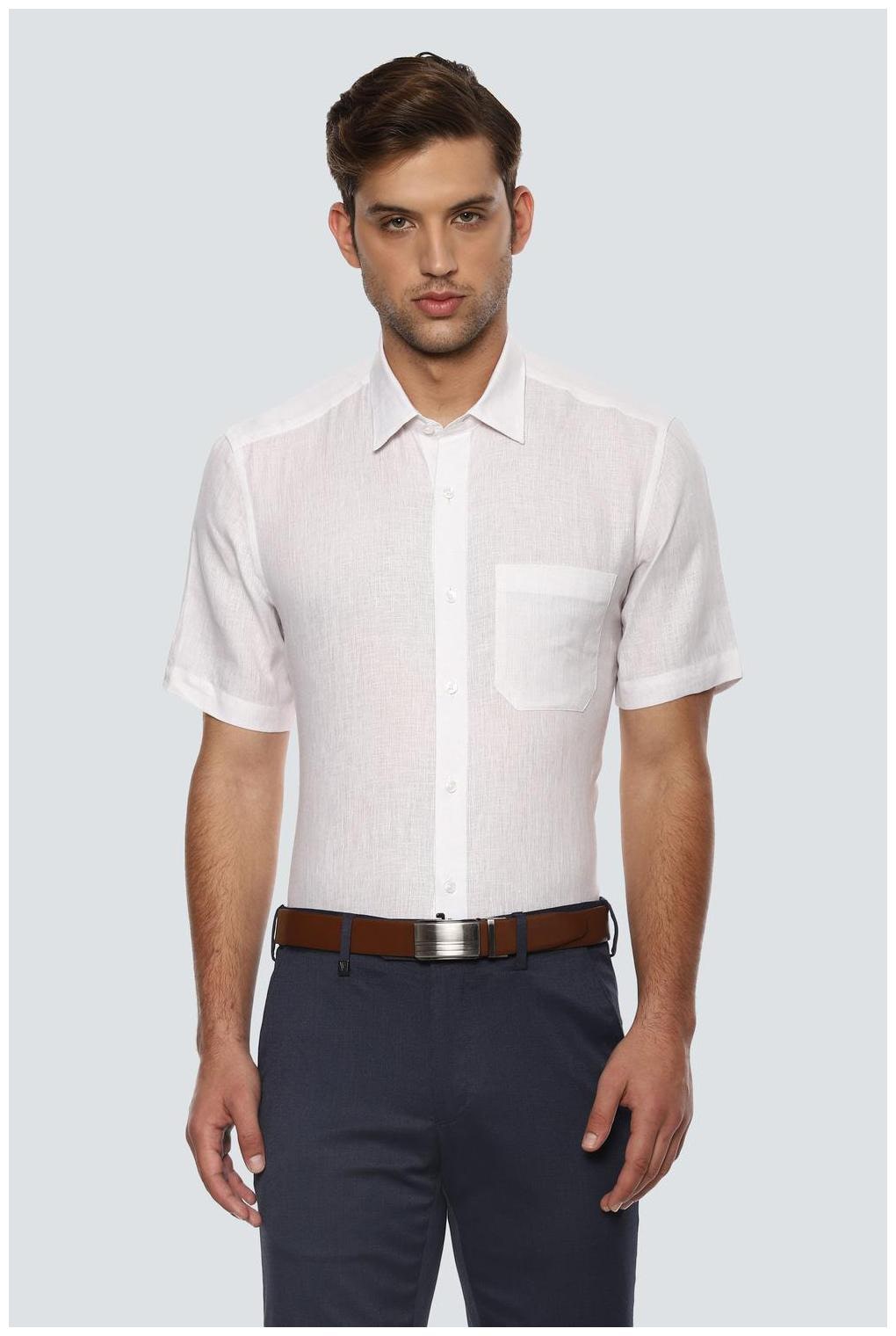 

Louis Philippe Men Slim fit Formal Shirt - White