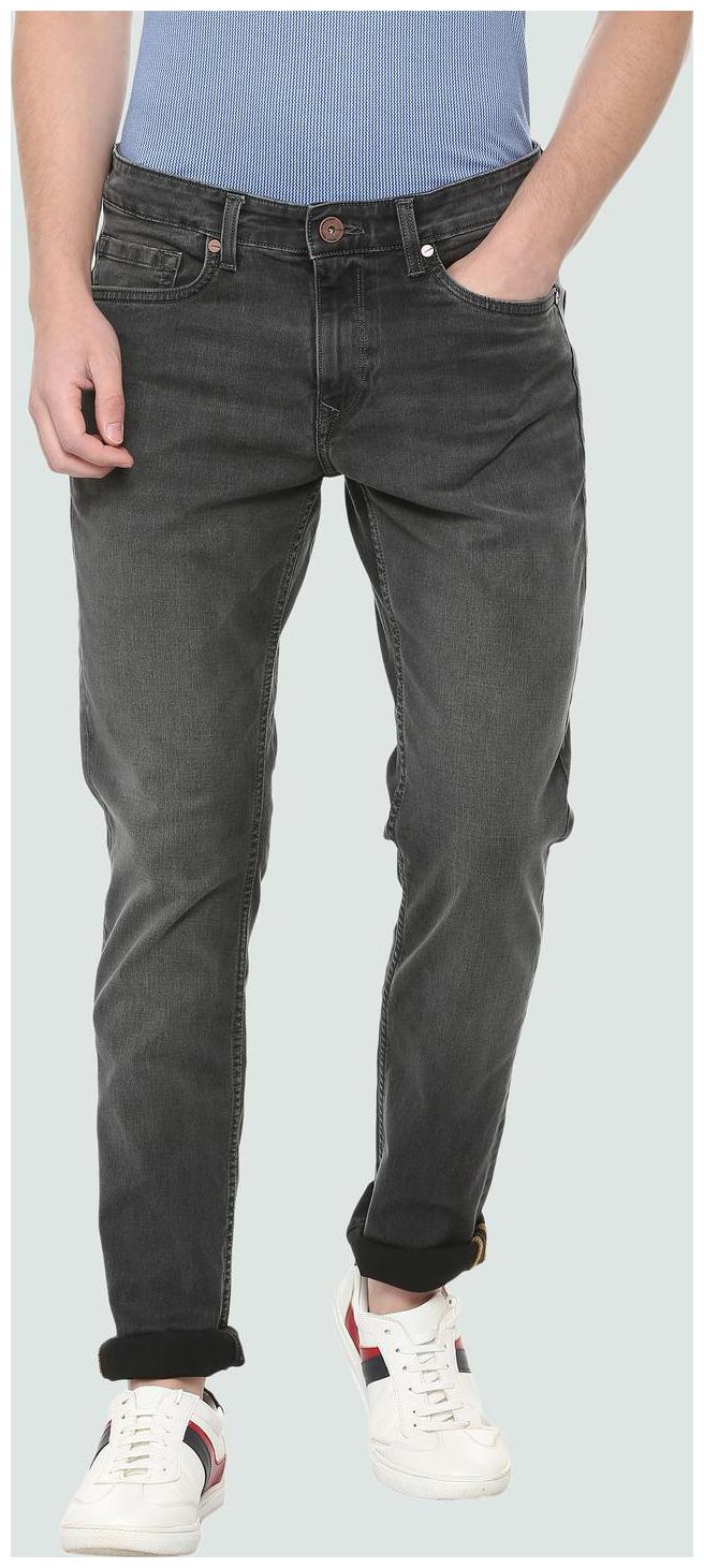 

Louis Philippe Men Grey Slim Fit Jeans