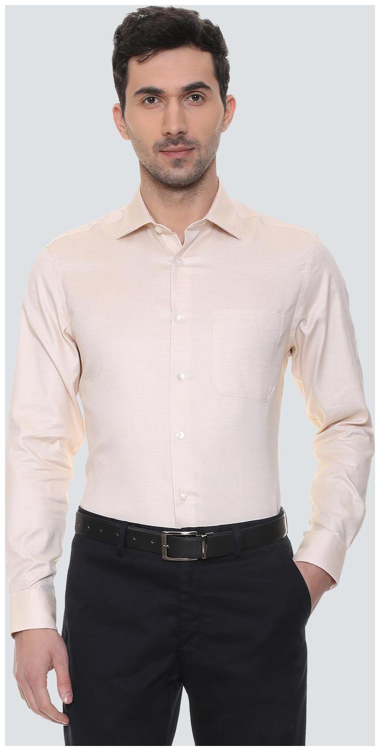 

Louis Philippe Men Regular fit Formal Shirt - Beige