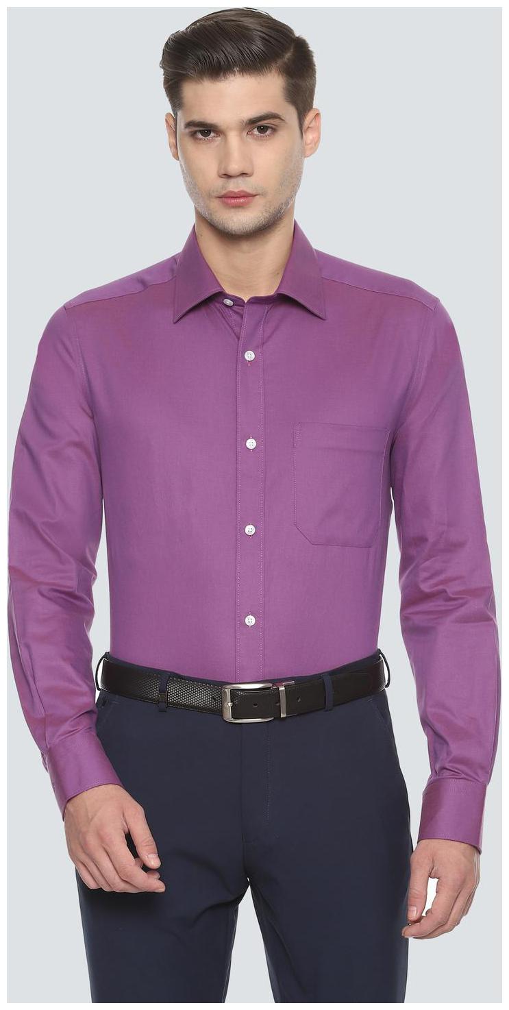 

Louis Philippe Men Regular fit Formal Shirt - Purple