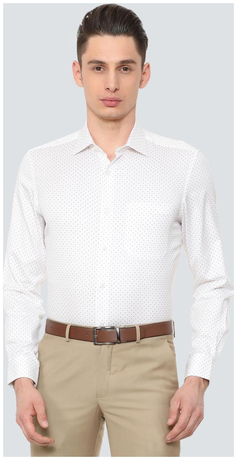 

Louis Philippe Men Regular fit Formal Shirt - White