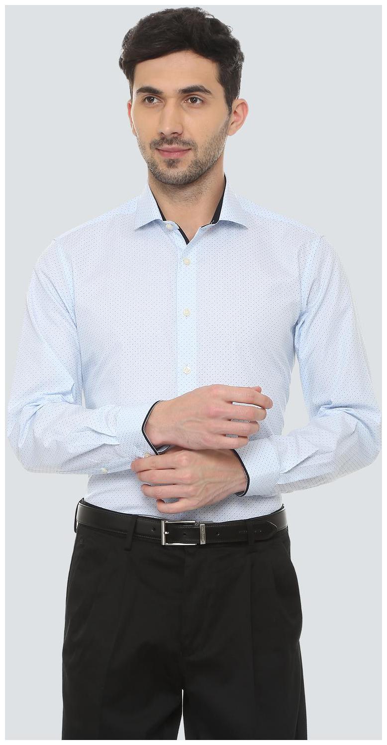 

Louis Philippe Men Slim fit Formal Shirt - Blue