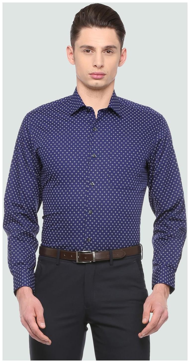 

Louis Philippe Men Slim fit Formal Shirt - Blue