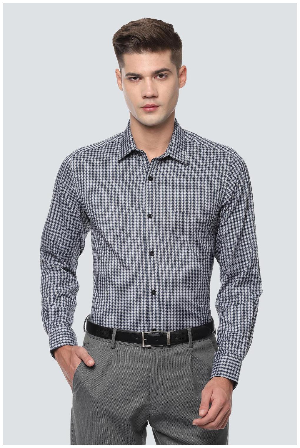 

Louis Philippe Men Slim fit Formal Shirt - Blue