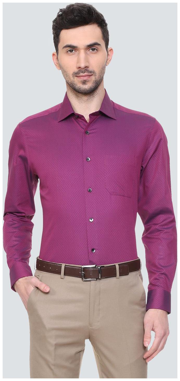 

Louis Philippe Men Regular fit Formal Shirt - Purple