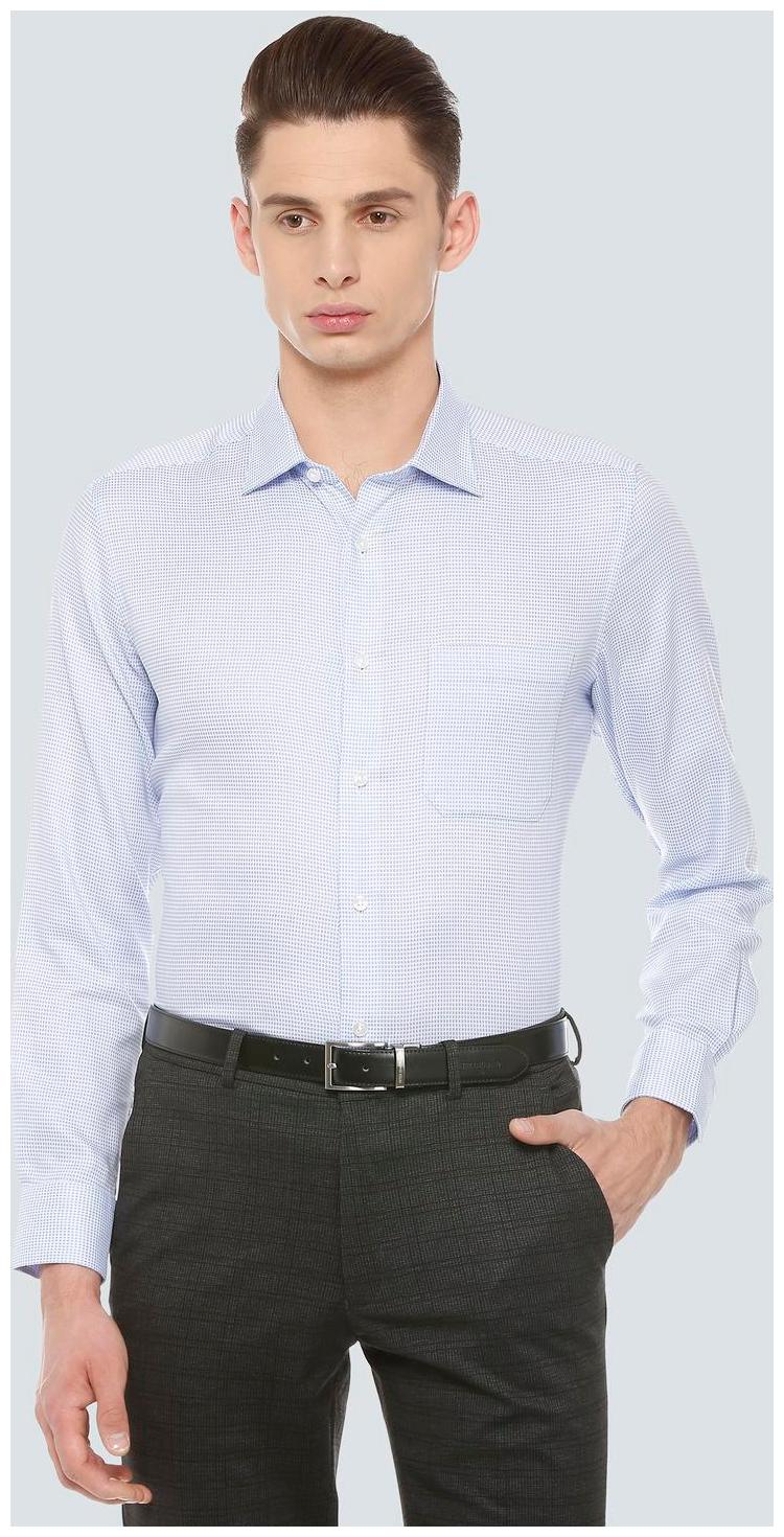 

Louis Philippe Men Regular fit Formal Shirt - Blue