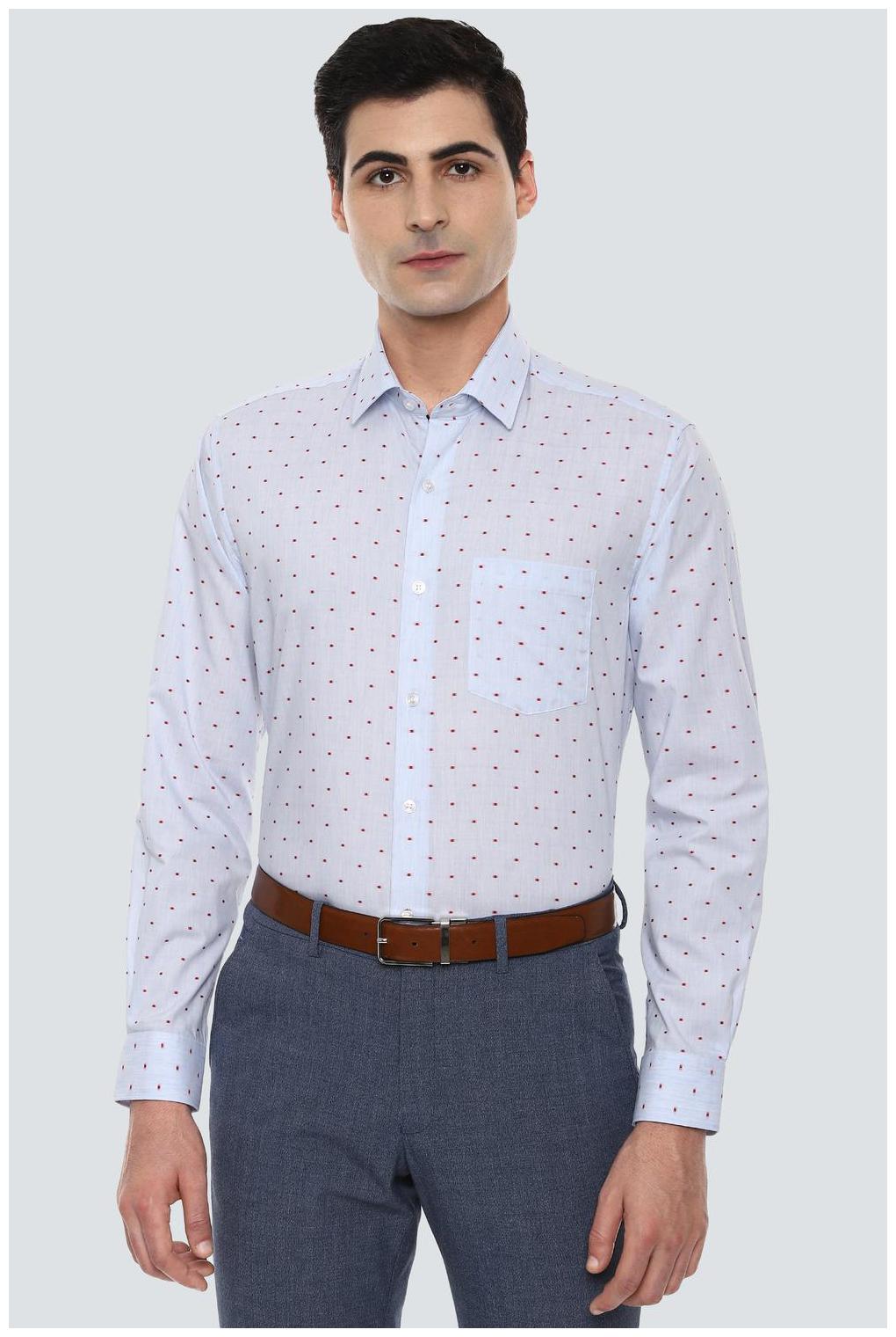

Louis Philippe Men Slim fit Formal Shirt - Blue