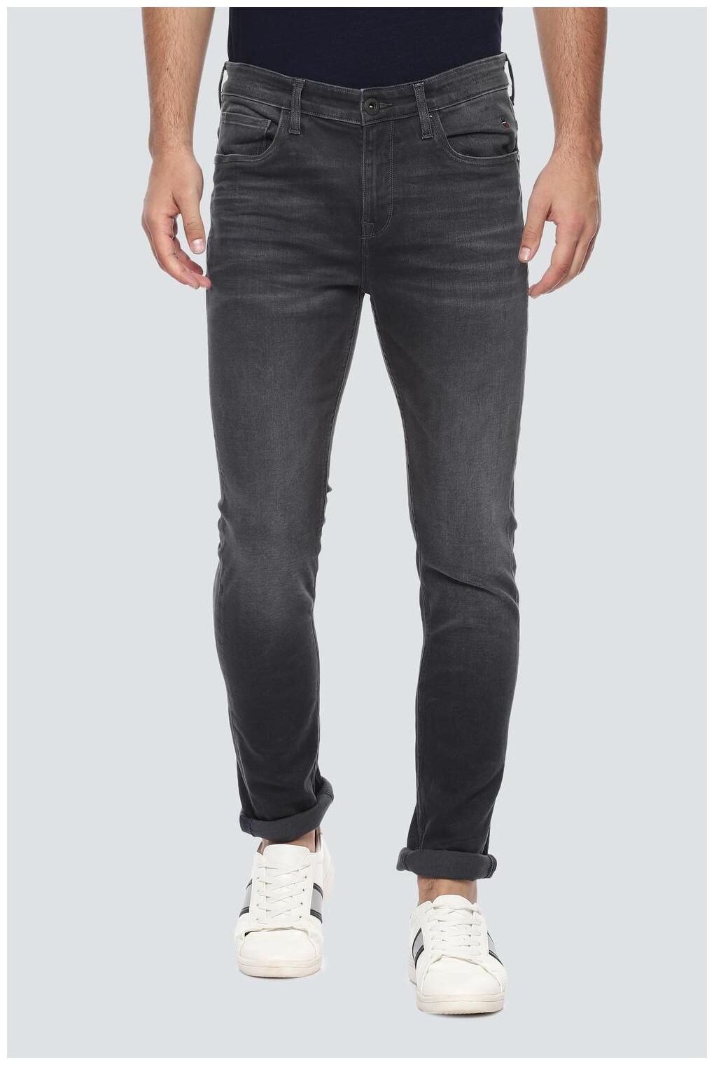 

Louis Philippe Men Grey Slim Fit Jeans