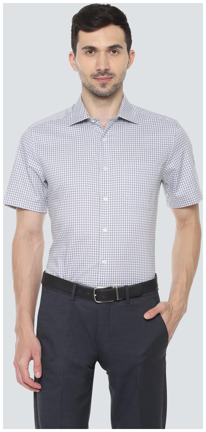 

Louis Philippe Men Regular fit Formal Shirt - Grey
