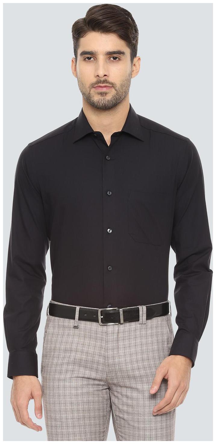 

Louis Philippe Men Regular fit Formal Shirt - Black