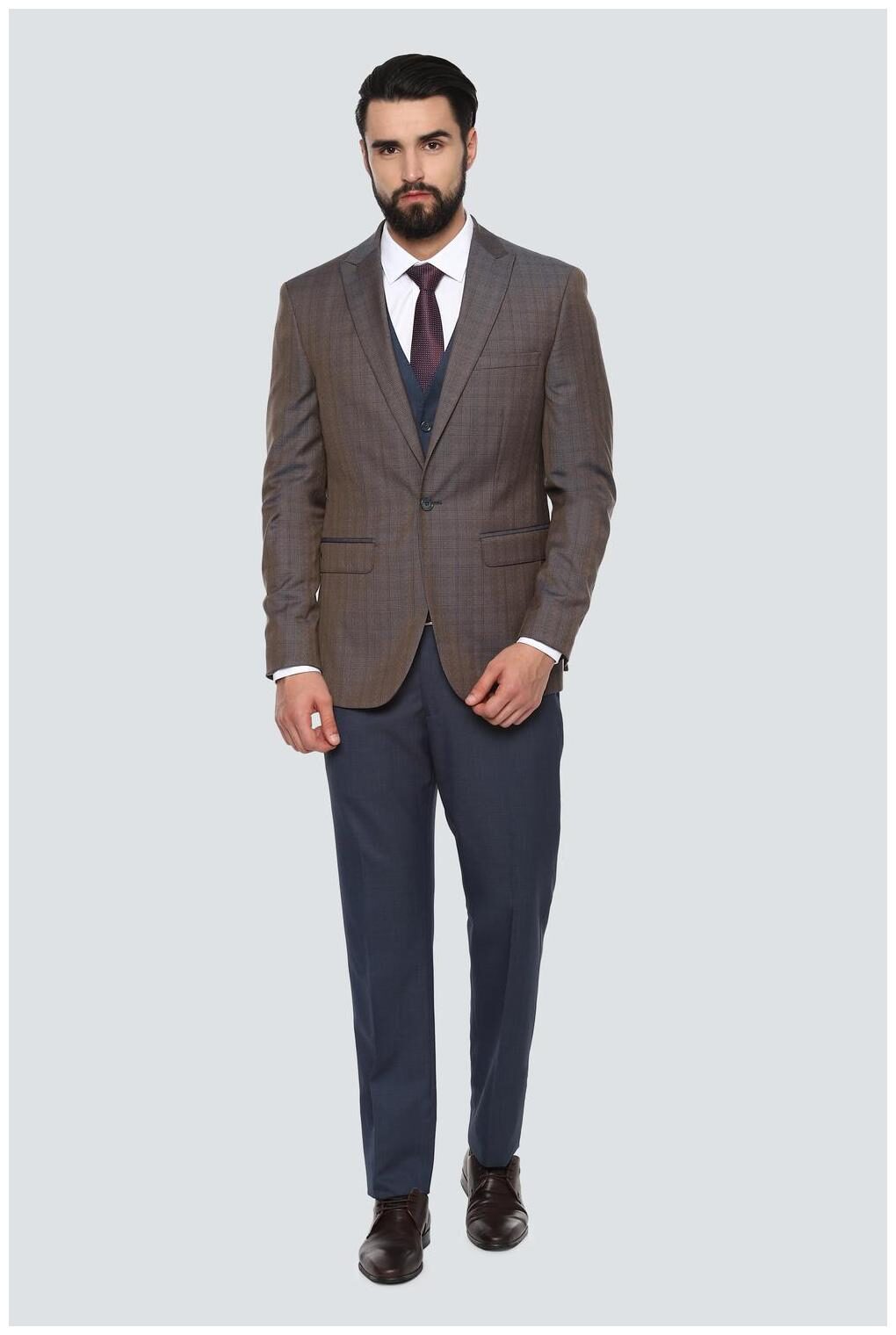 

Louis Philippe Brown Three Piece Suit