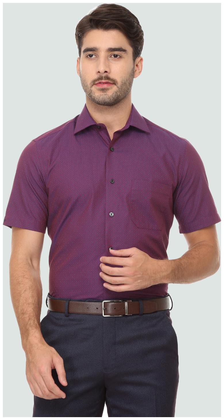 

Louis Philippe Men Regular fit Formal Shirt - Purple