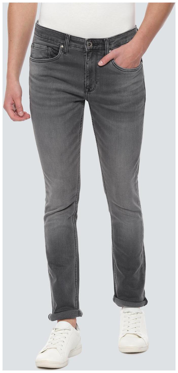 

Louis Philippe Men Grey Slim Fit Jeans