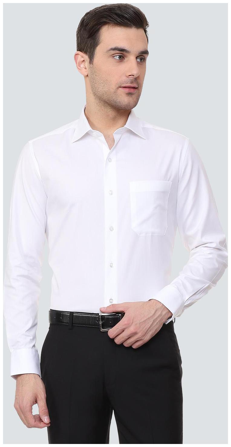 

Louis Philippe Men Regular fit Formal Shirt - White