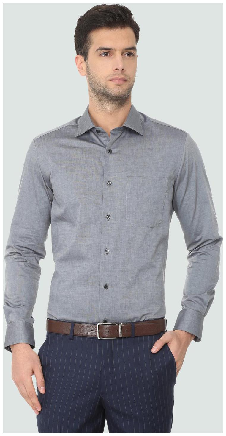 

Louis Philippe Men Regular fit Formal Shirt - Grey