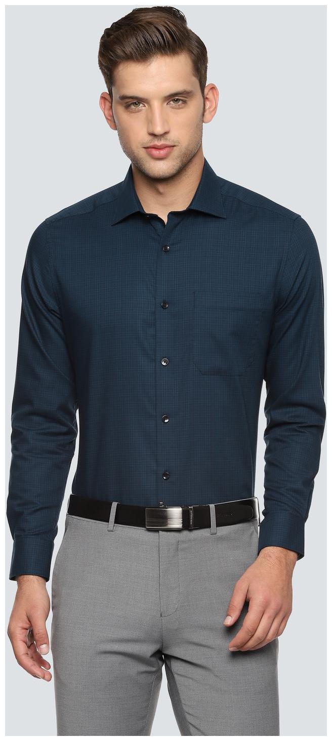 

Louis Philippe Men Regular fit Formal Shirt - Green