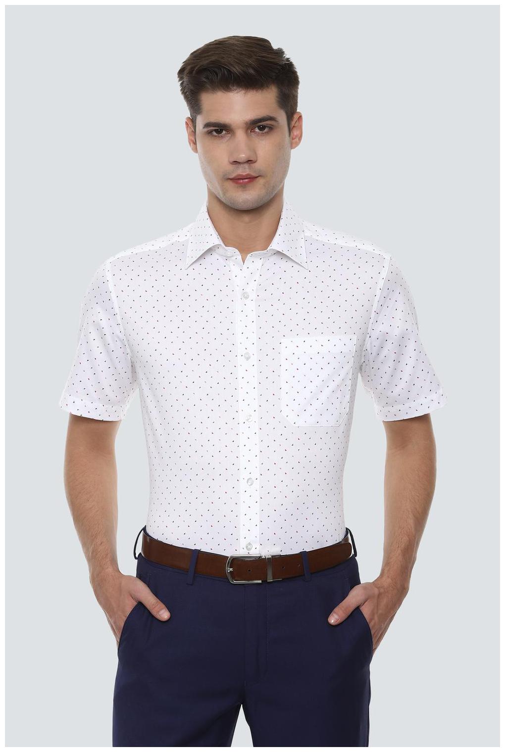 

Louis Philippe Men Regular fit Formal Shirt - White