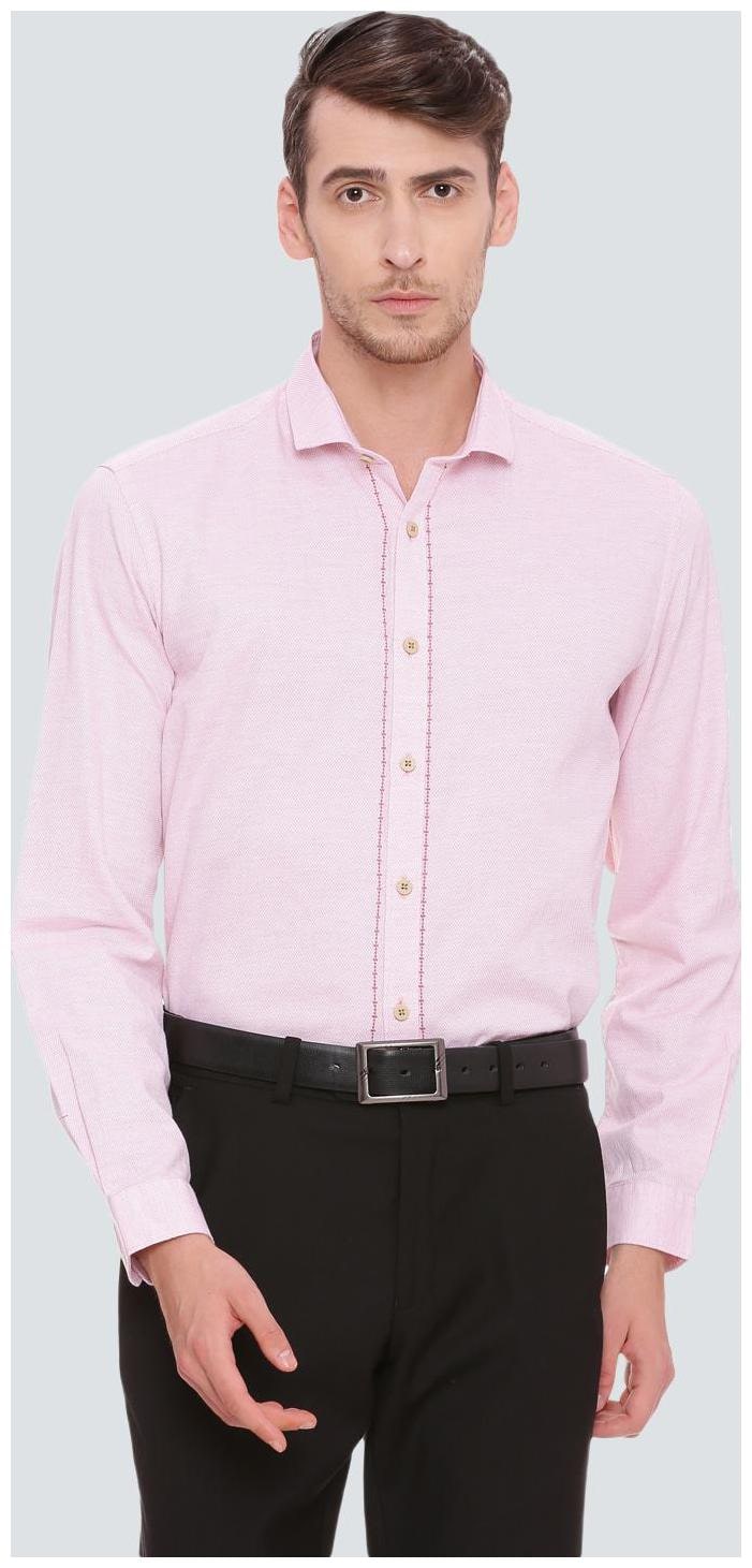 

Louis Philippe Men Slim fit Formal Shirt - Pink