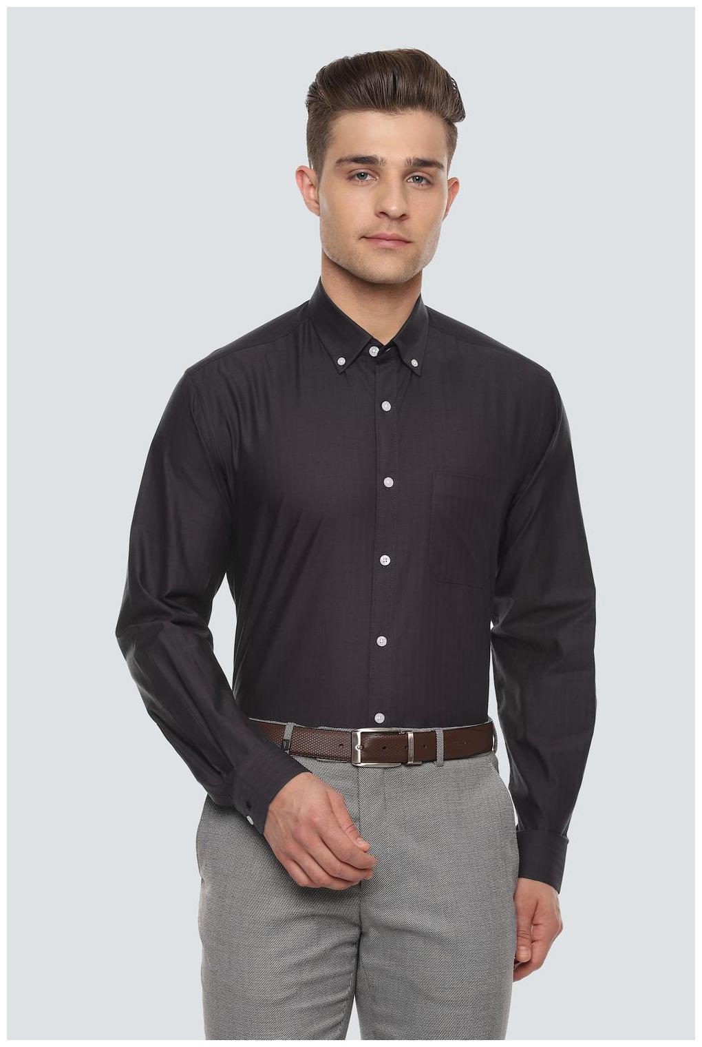 

Louis Philippe Men Slim fit Formal Shirt - Grey