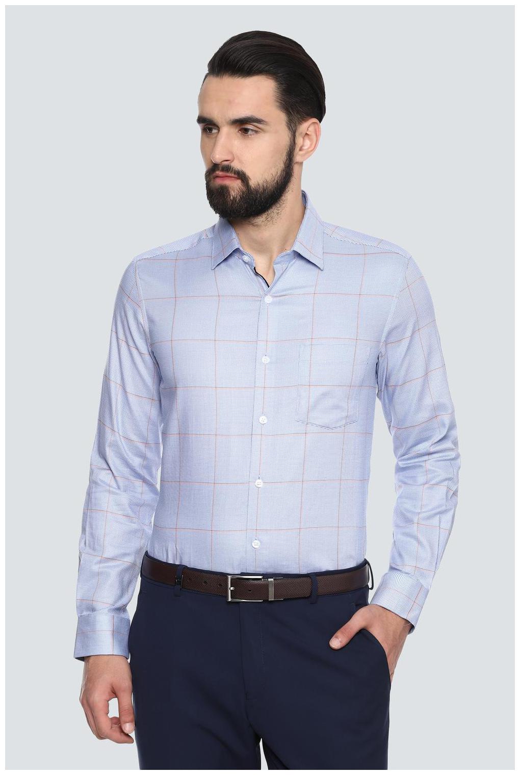 

Louis Philippe Men Slim fit Formal Shirt - Blue