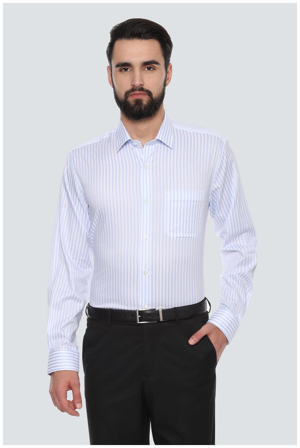 

Louis Philippe Men Slim fit Formal Shirt - Blue