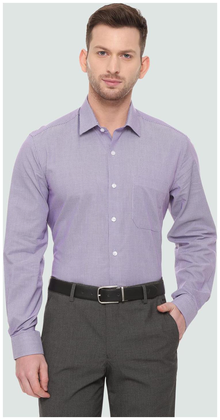 

Louis Philippe Men Slim fit Formal Shirt - Purple