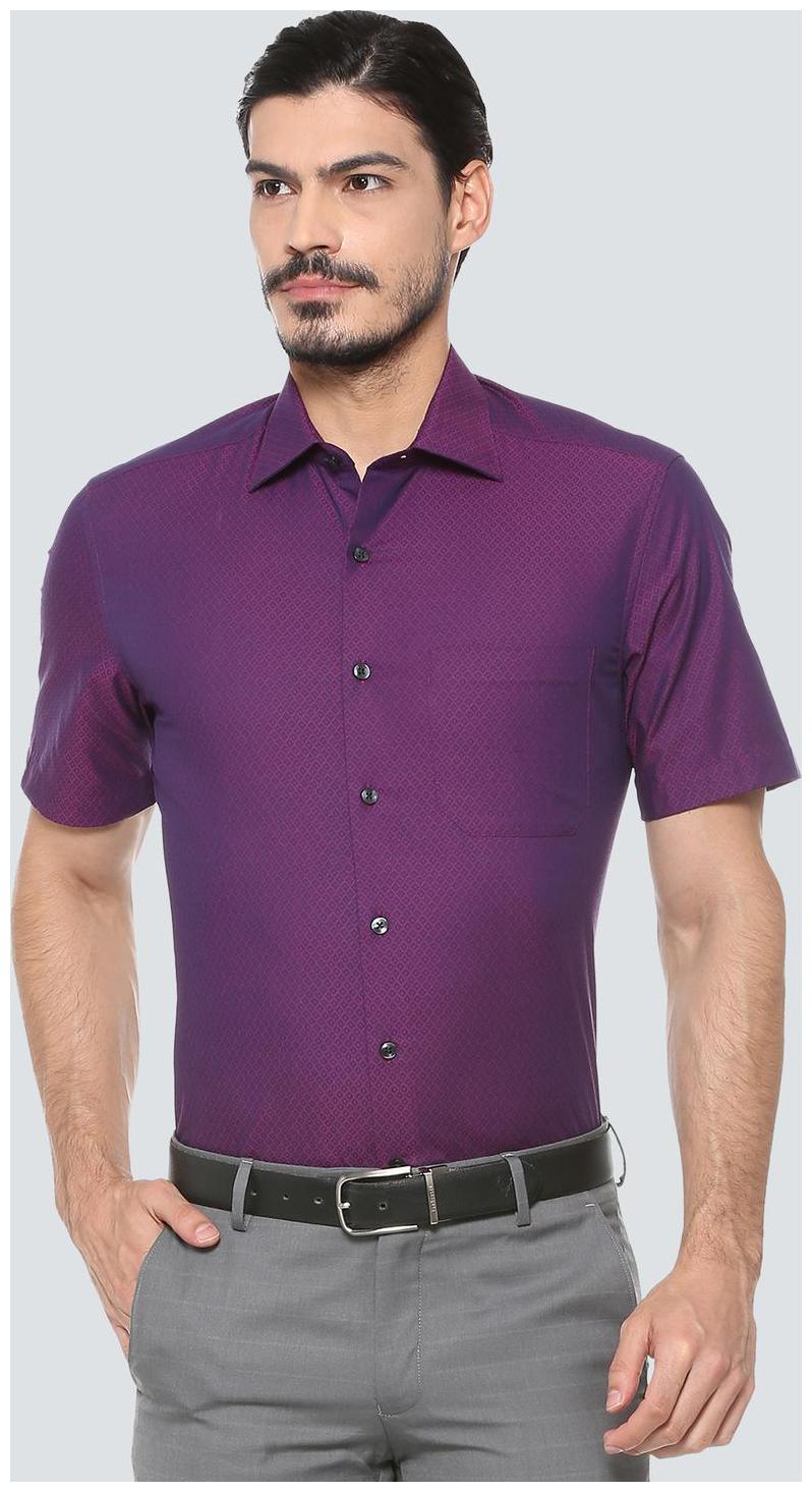 

Louis Philippe Men Slim fit Formal Shirt - Purple
