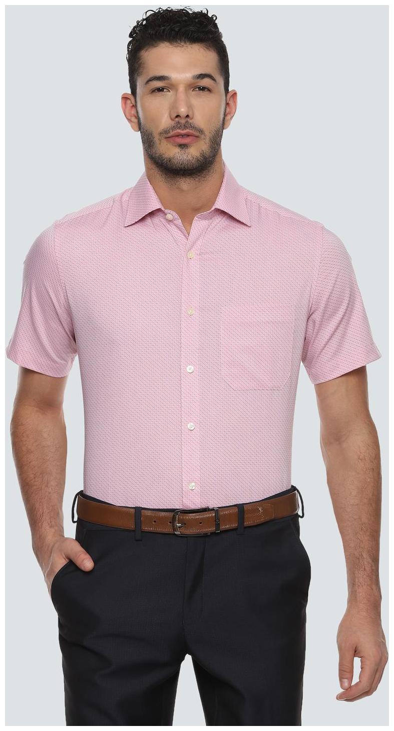 

Louis Philippe Men Regular fit Formal Shirt - Pink
