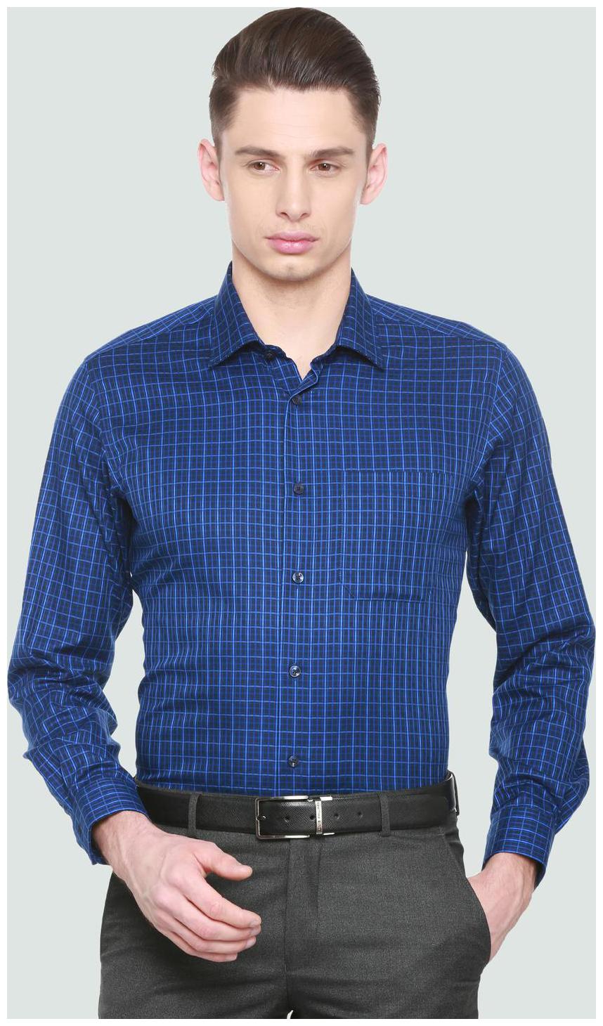 

Louis Philippe Men Slim fit Formal Shirt - Blue