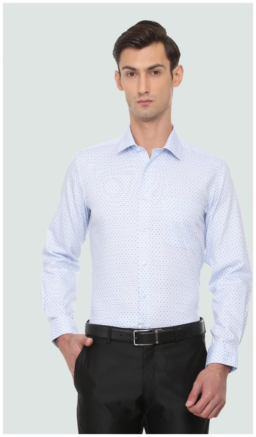 

Louis Philippe Men Slim fit Formal Shirt - Blue