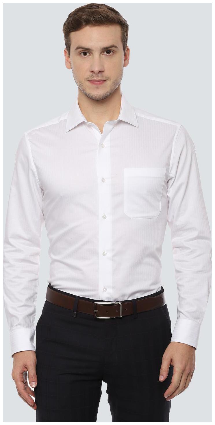 

Louis Philippe Men Regular fit Formal Shirt - White