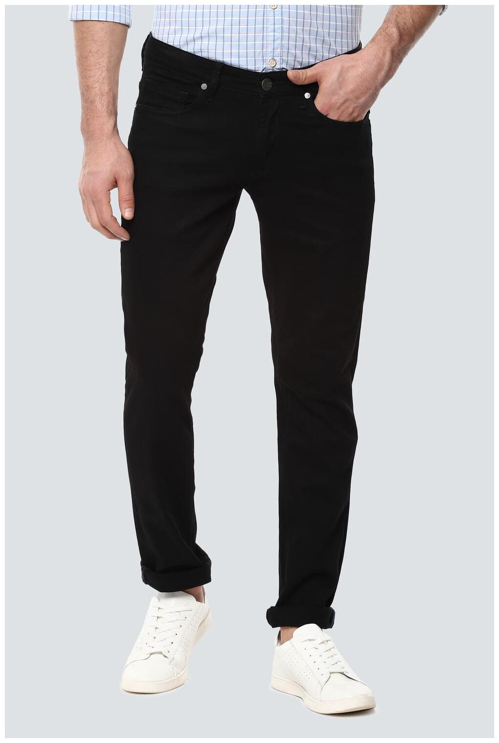 

Louis Philippe Men Black Slim Fit Jeans