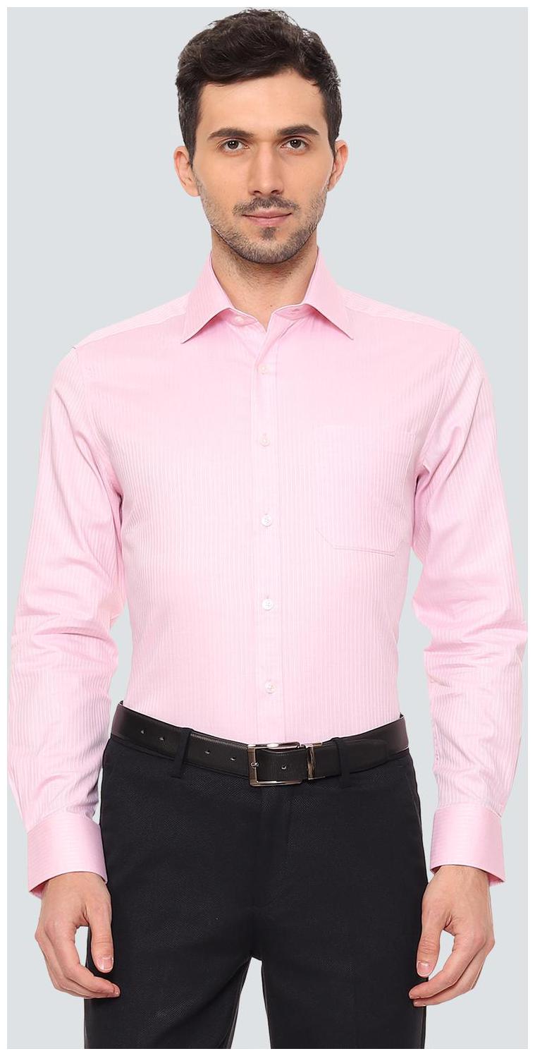 

Louis Philippe Men Regular fit Formal Shirt - Pink