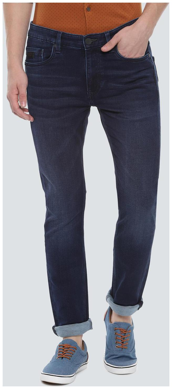 

Louis Philippe Men Navy Blue Slim Fit Jeans