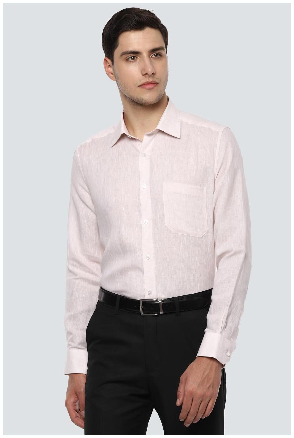 

Louis Philippe Men Regular fit Formal Shirt - Beige