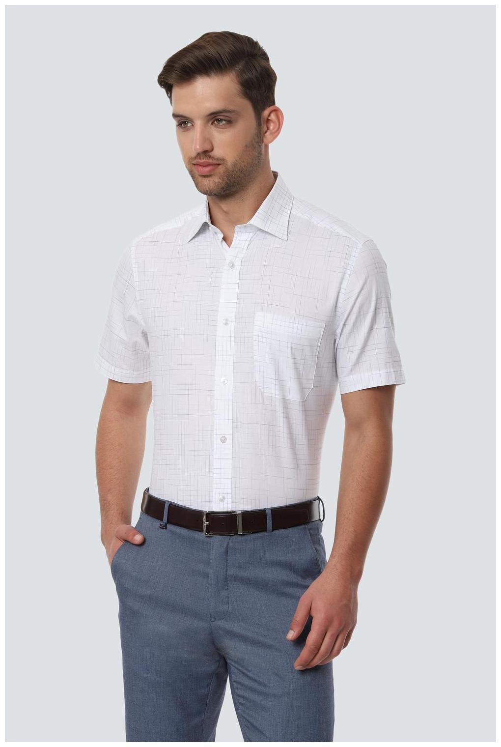

Louis Philippe Men Regular fit Formal Shirt - White