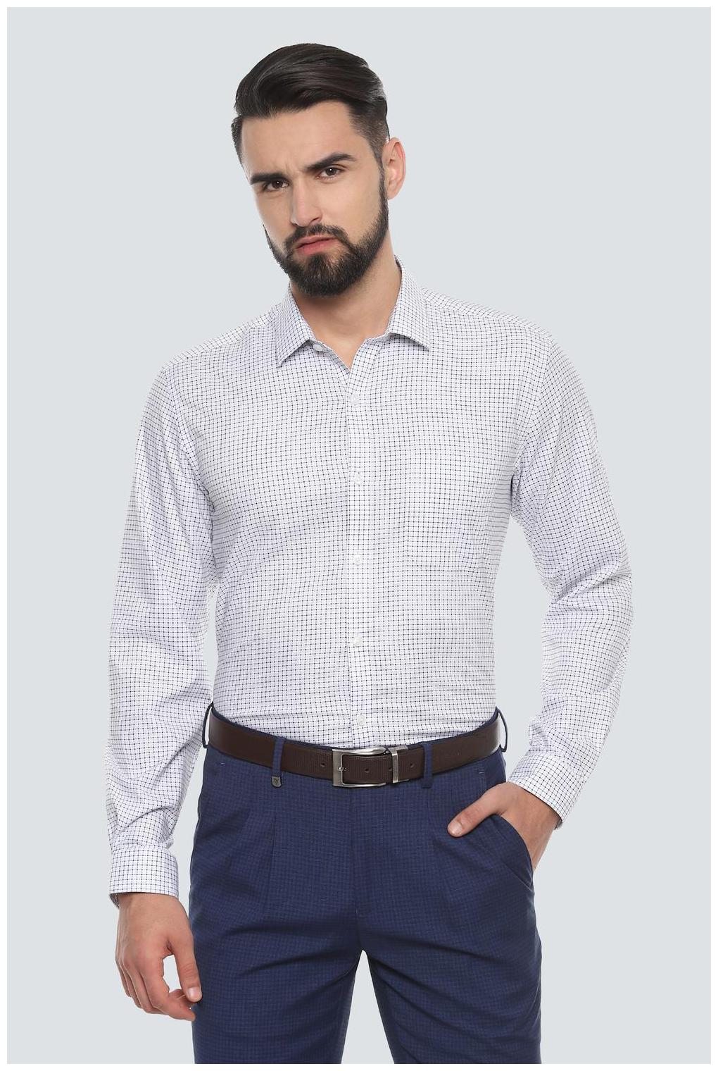 

Louis Philippe Men Slim fit Formal Shirt - White