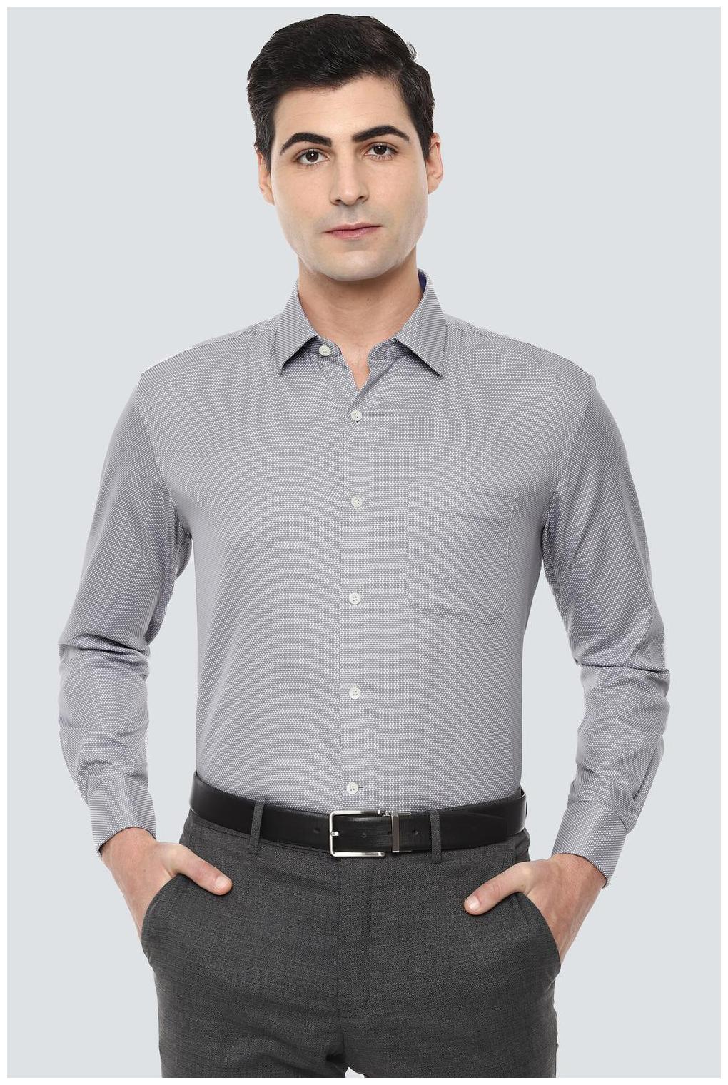 

Louis Philippe Men Slim fit Formal Shirt - Grey
