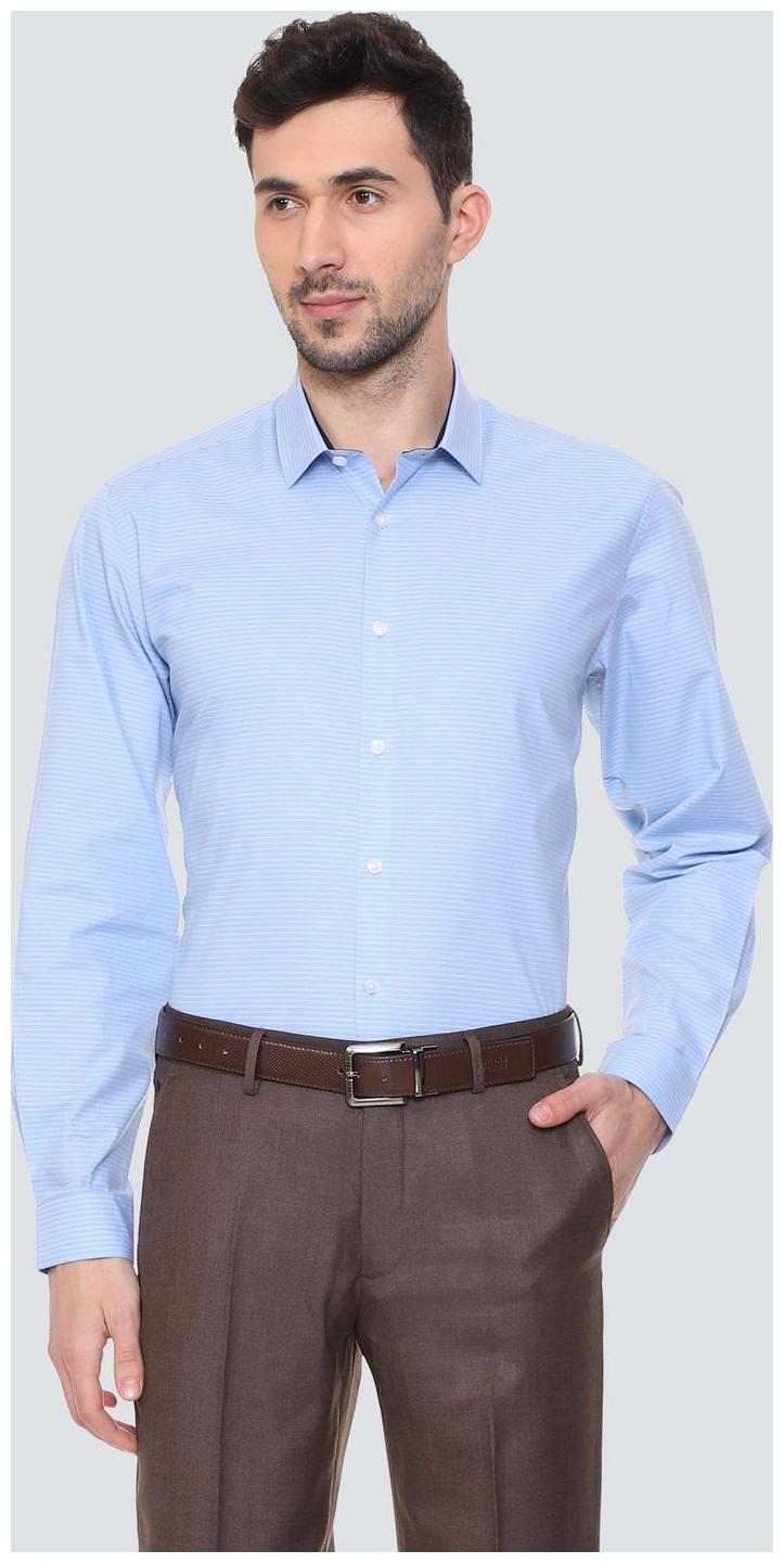 

Louis Philippe Men Slim fit Formal Shirt - Blue