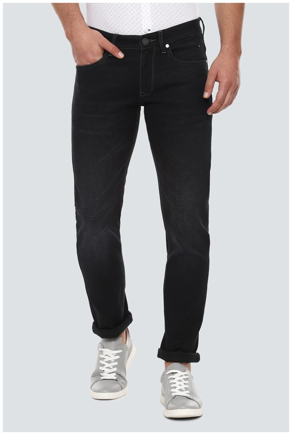 

Louis Philippe Men Black Slim Fit Jeans