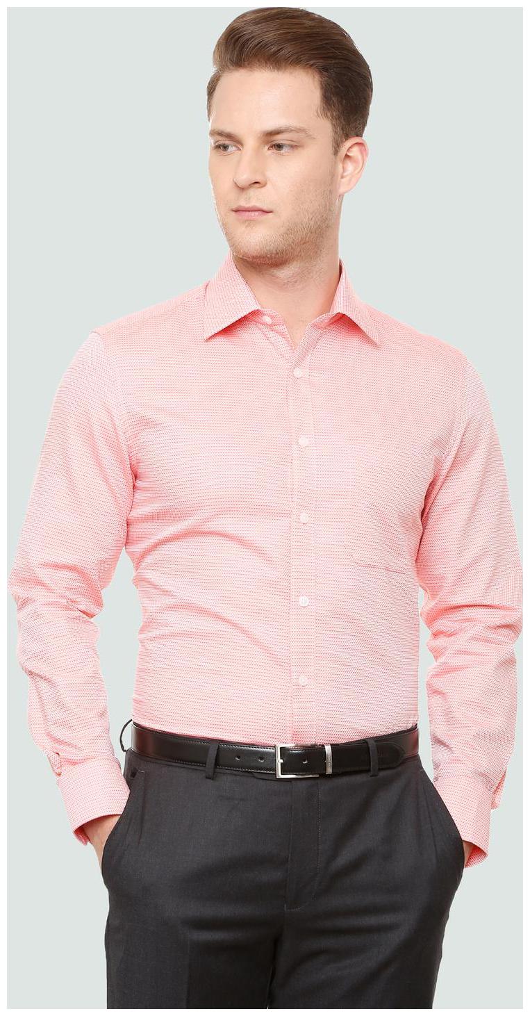 

Louis Philippe Men Regular fit Formal Shirt - Pink