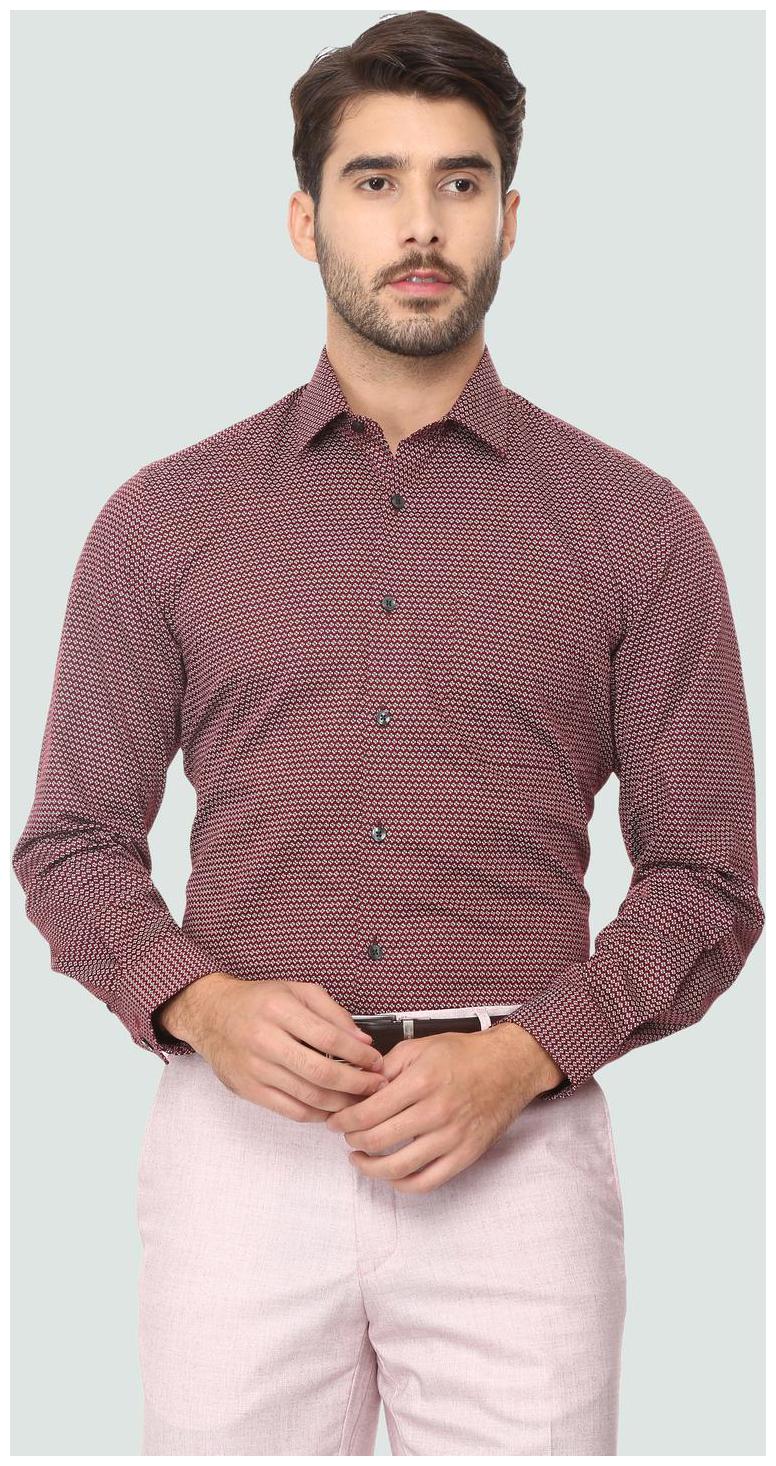 

Louis Philippe Men Slim fit Formal Shirt - Maroon