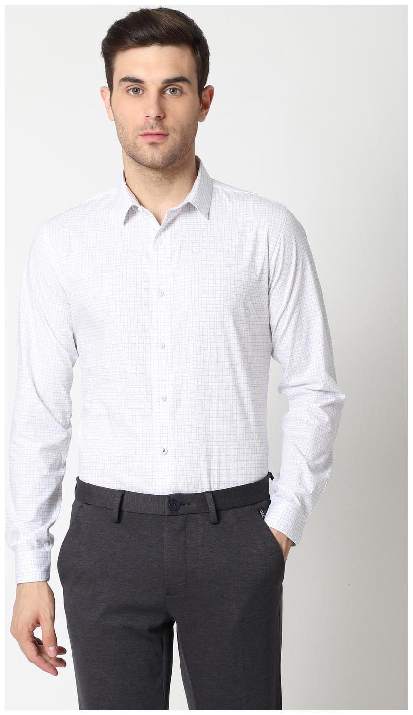 

Louis Philippe Men Slim fit Formal Shirt - White