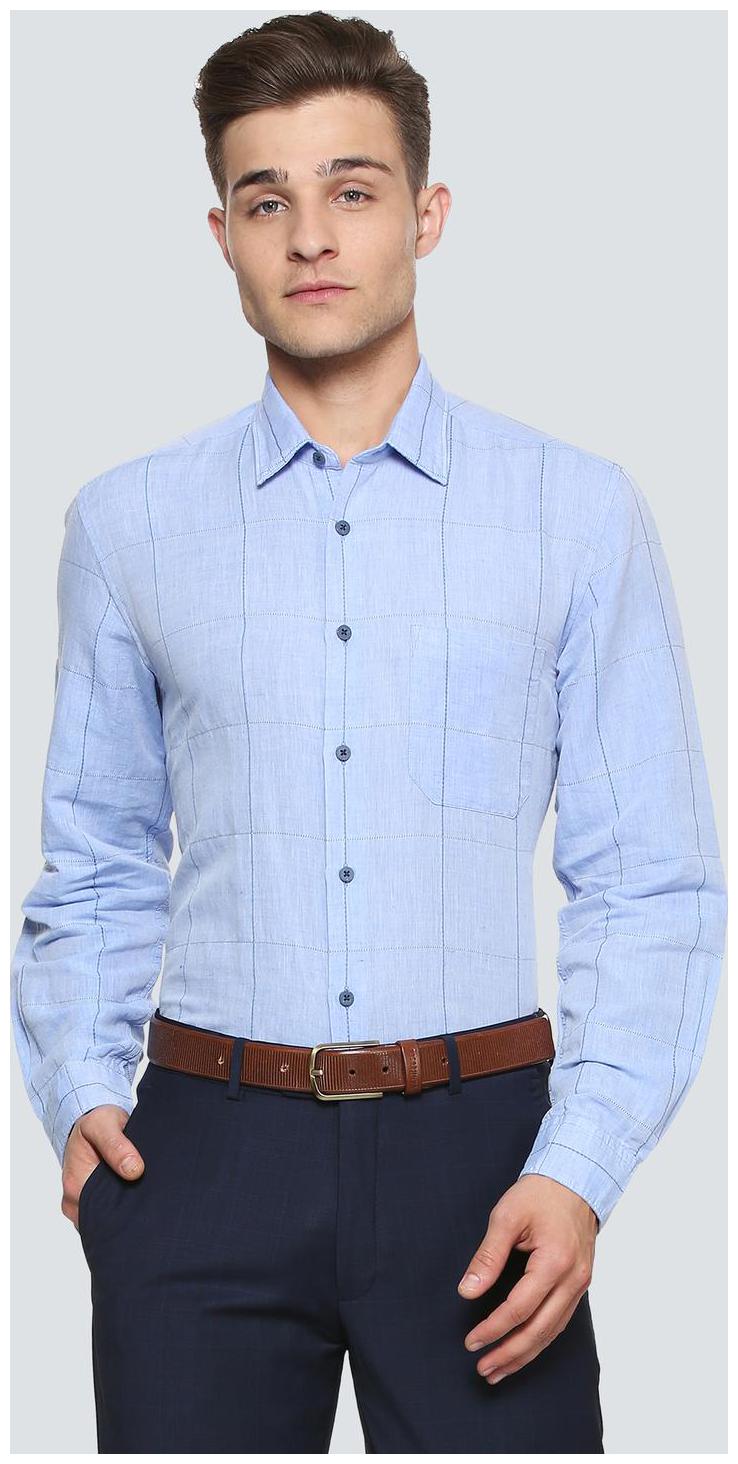 

Louis Philippe Men Slim fit Formal Shirt - Blue