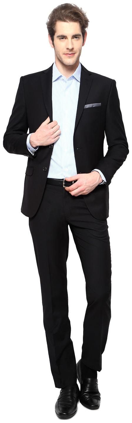

Louis Philippe Black Two Piece Suit