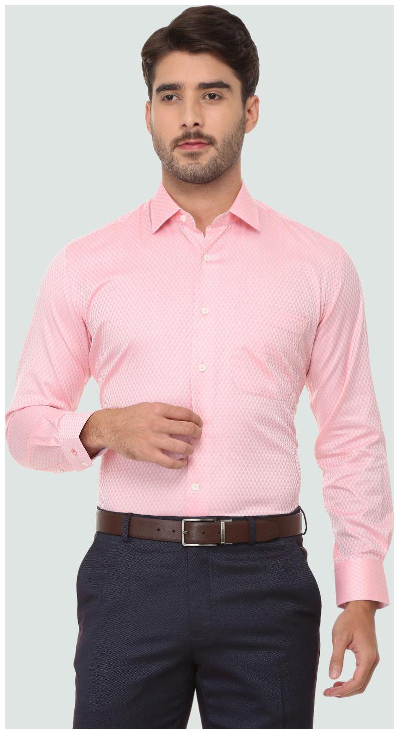 

Louis Philippe Men Regular fit Formal Shirt - Pink