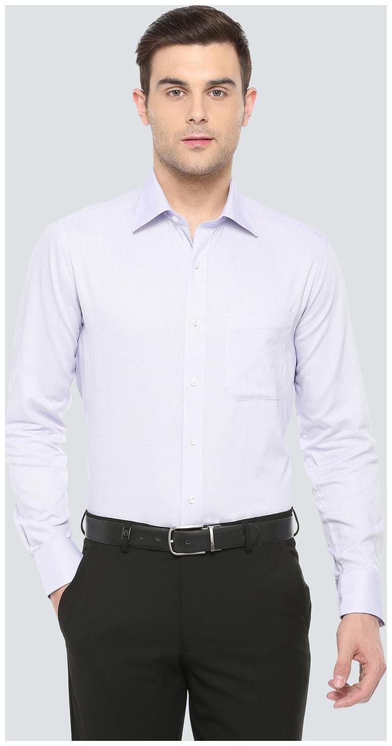 

Louis Philippe Men Regular fit Formal Shirt - Blue